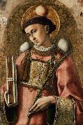 Carlo Crivelli Crivelli 1476 painting of Saint Stephen oil painting reproduction